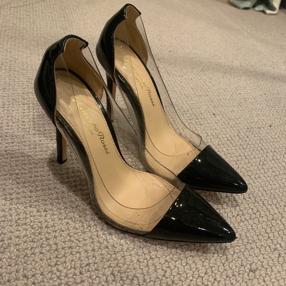 Gianvito Rossi plexiglass 36 black PUMPS PVC - Picture 2 of 12